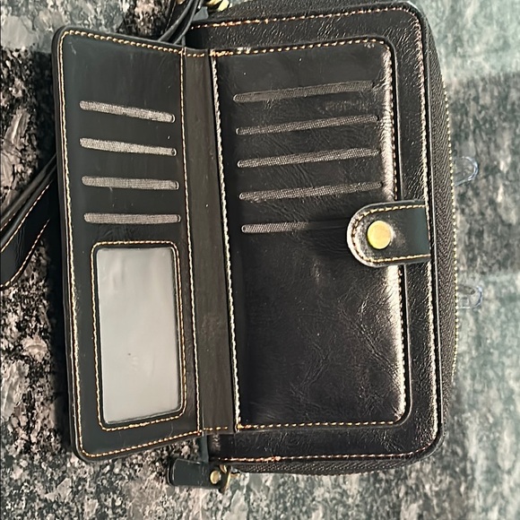 POLA Wristlet Wallet Clutch Phone Holder Luxury Style Outstanding Quality NWOT - Picture 3 of 16